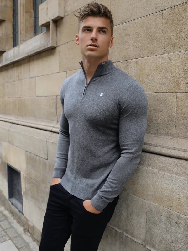 Oxbridge Sweater - Charcoal