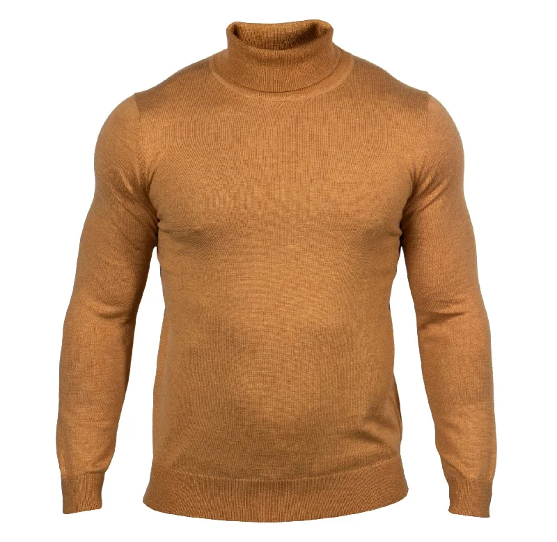 Prestige SW-495 T. Neck Sweater - Camel