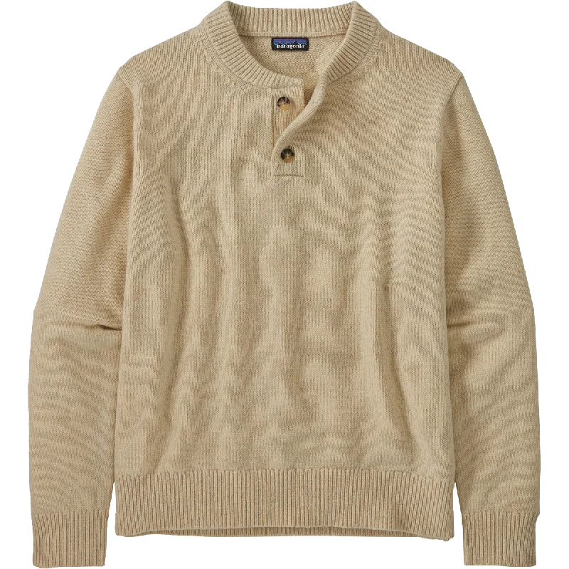 Men's Recycled Wool-Blend Buttoned Sweater