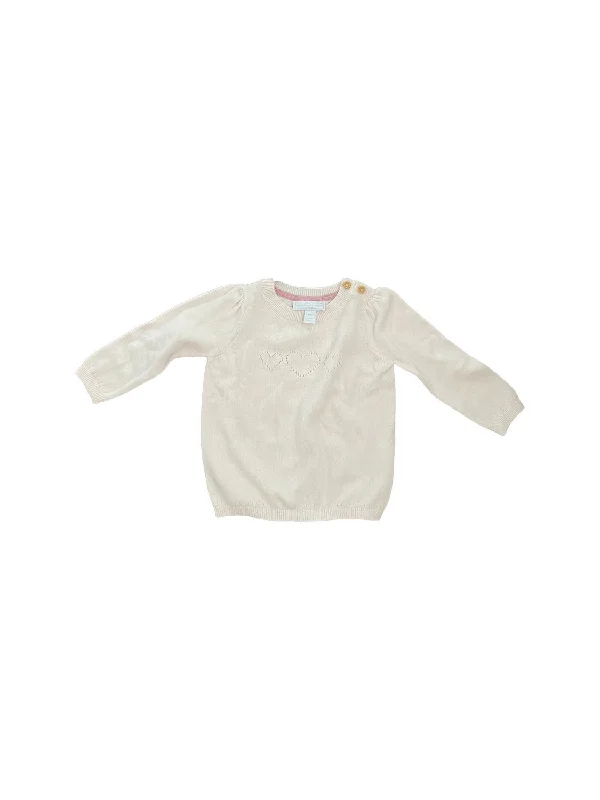 The Little White Company Knit Sweater 6-9M