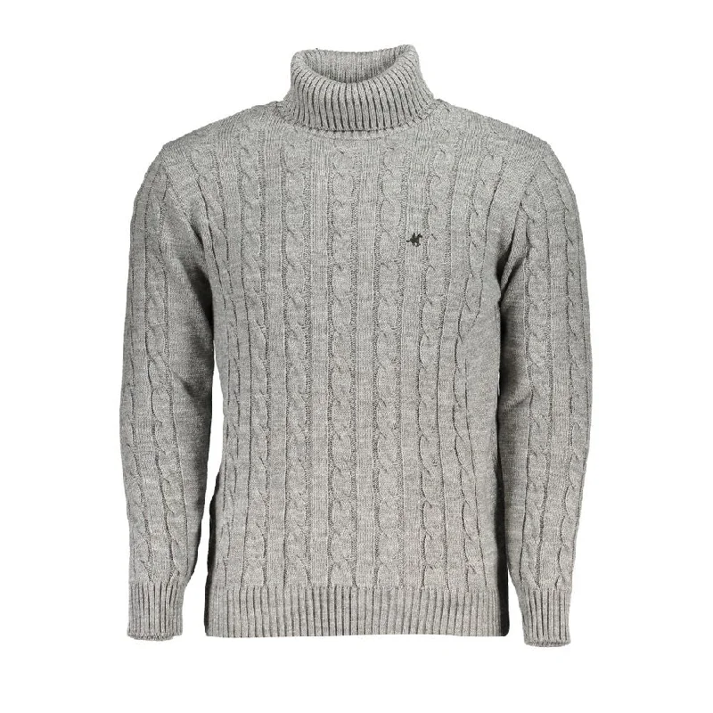 U.S. Grand Polo Turtleneck Twisted Neck Men's Men's Sweater