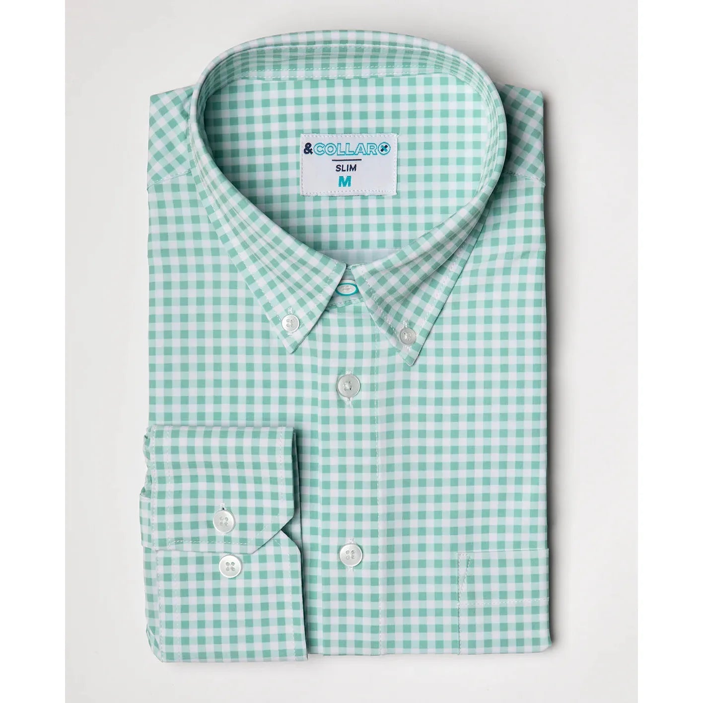 Green/White Gingham