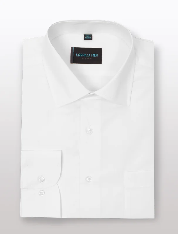 Karako Men White Dress Shirt