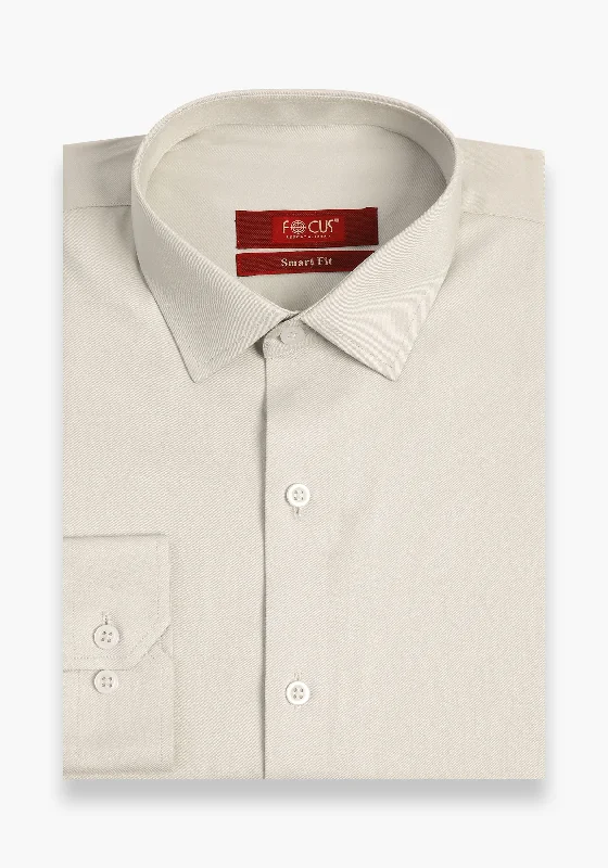 Light Grey Perfect Plain Dress Shirt