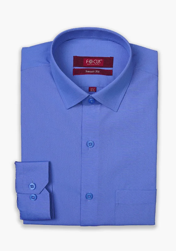 Plain Blue Dress Shirt