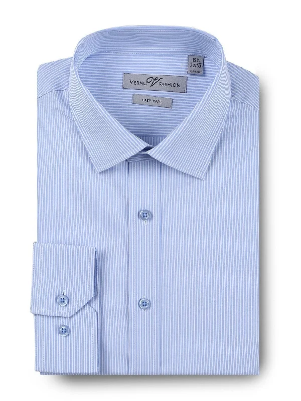 Men's Slim Fit Cotton Easy Care Dress Shirt