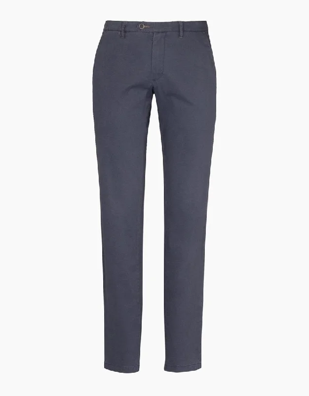 Soho blue textured chinos