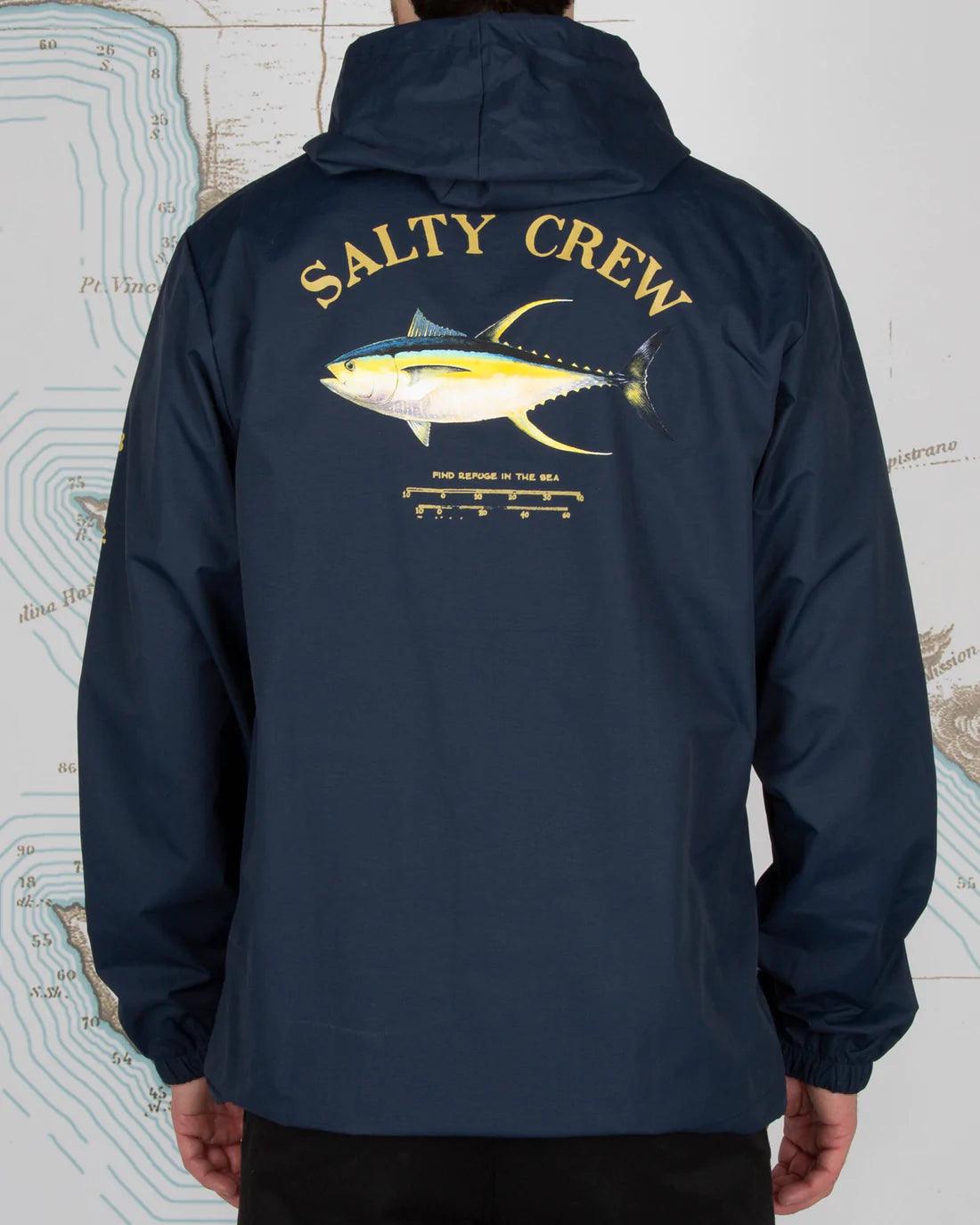 Ahi Mount Snap Jacket Navy