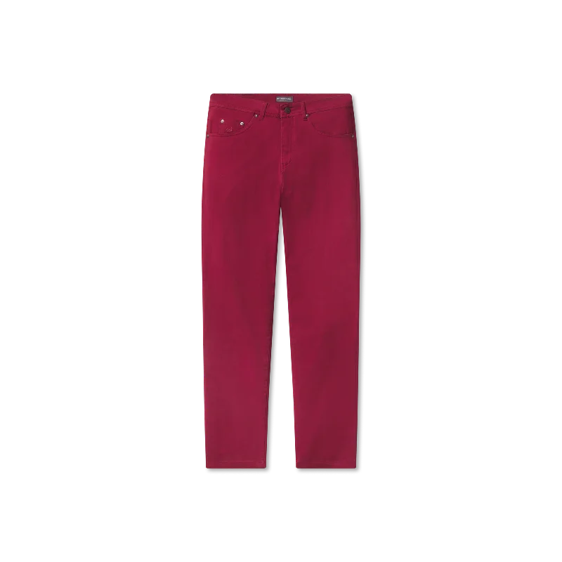 Brazos Stretch Twill Pant - Maroon