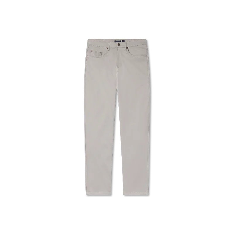 Cahaba Comfort Stretch Twill Pant - Light Gray