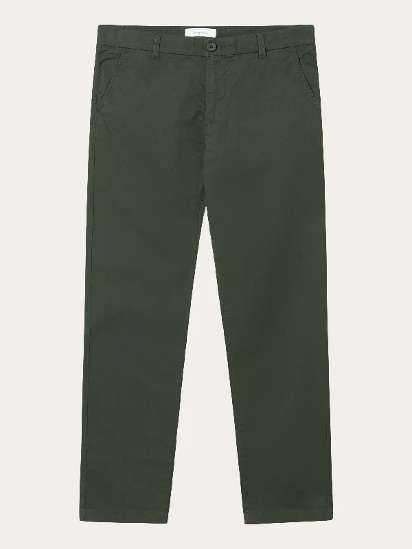 CHUCK regular chino poplin pant - Forrest Night