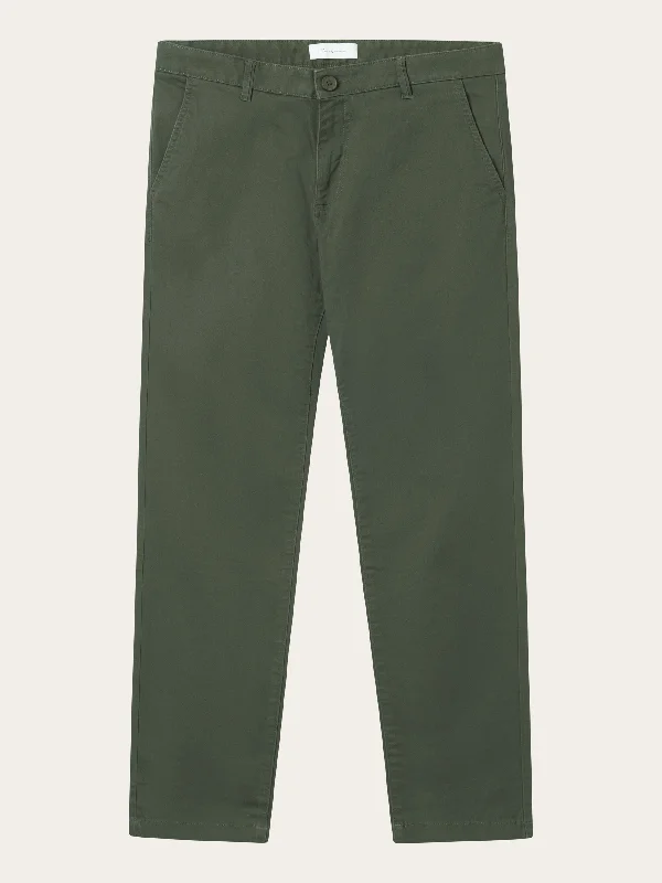 LUCA slim twill chino pants - Forrest Night