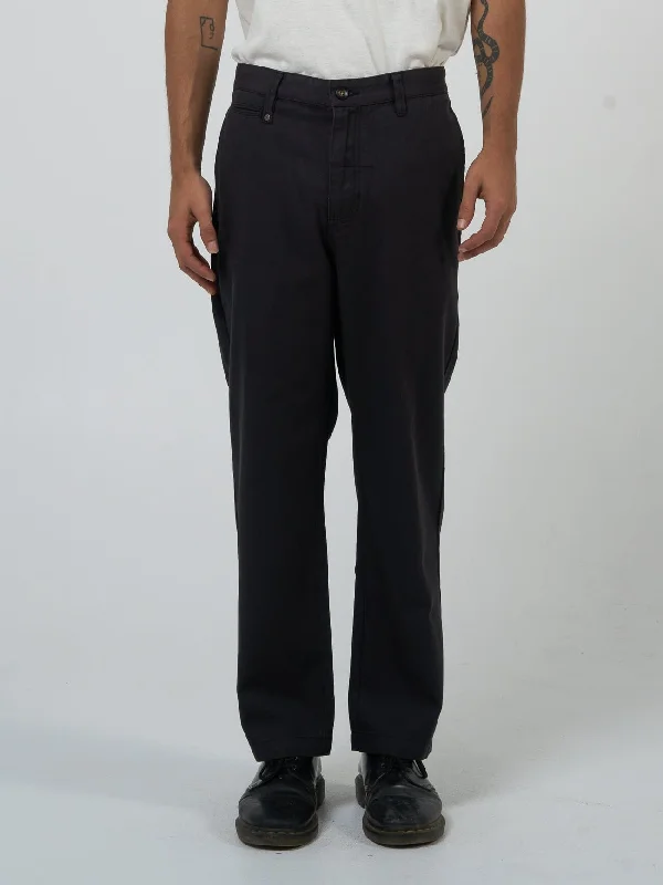 Minimal Thrills Work Chino - Merch Black