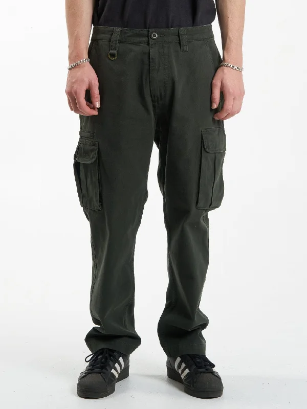 Slacker Union Cargo Pant - Oil Green