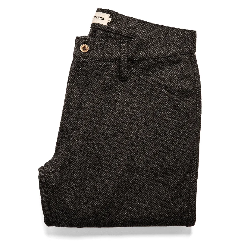 The Camp Pant in Charcoal Wool