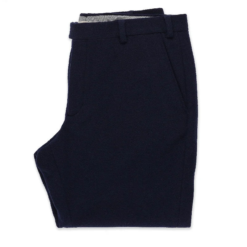 The Telegraph Trouser in Navy Boiled Wool