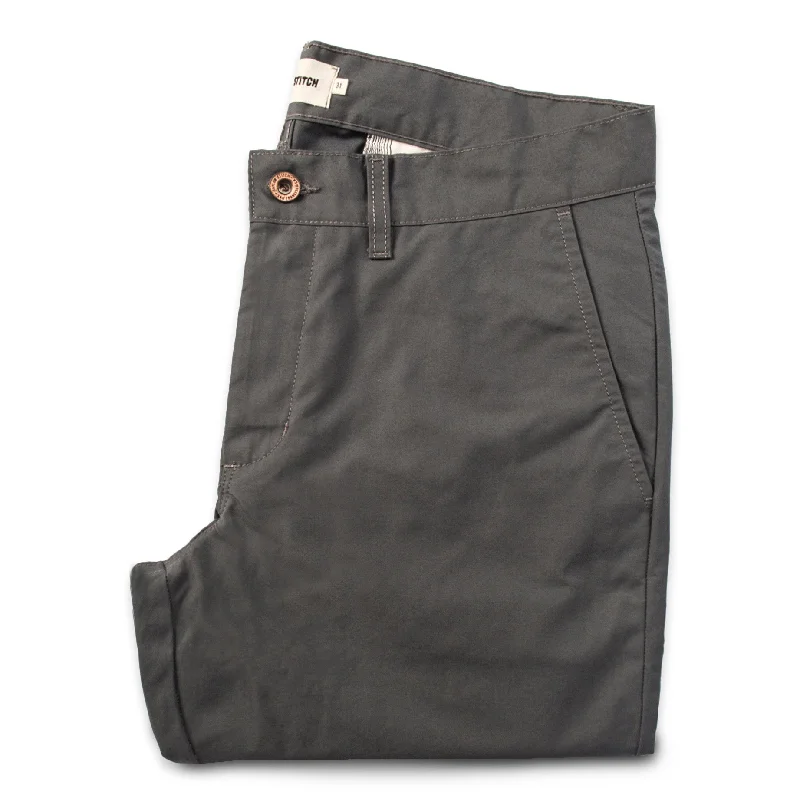 The Travel Chino in Charcoal